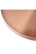 Stolik kawowy COLUMN marmurowy czarno miedziany 55 cm Step Into Design
