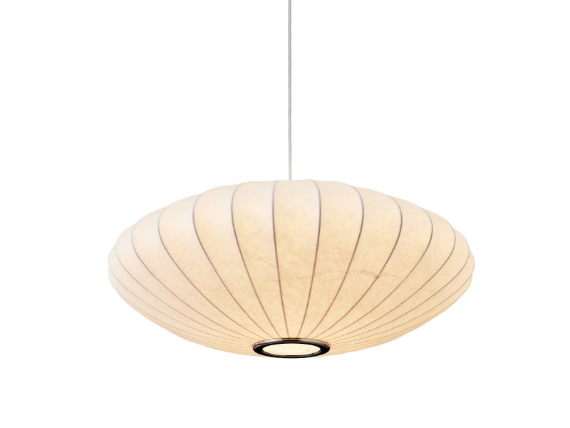 Lampa wisząca SILK FLAT biała 60 cm Step Into Design