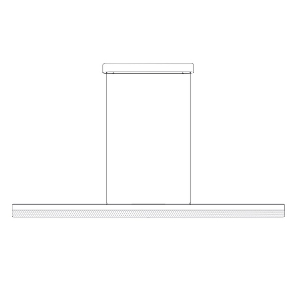 Lampa wisząca LED ANABELLA czarna 120 cm - nowoczesna do salonu, jadalni i biura Step Into Design