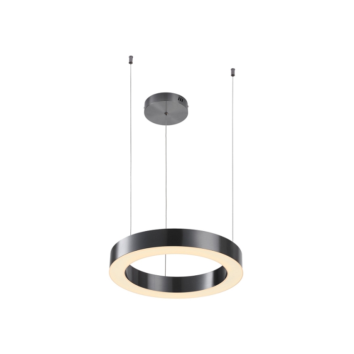 Lampa wisząca CIRCLE 40 LED tytanowa 40 cm - Step Into Design