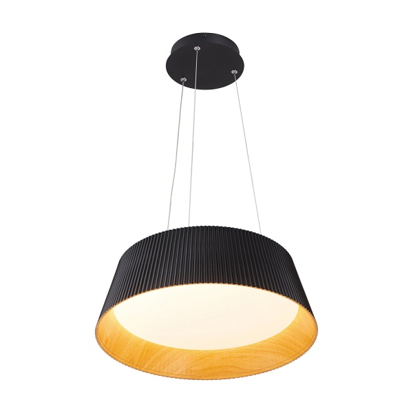 Lampa wisząca FRILL LED czarna 45 cm Step Into Design