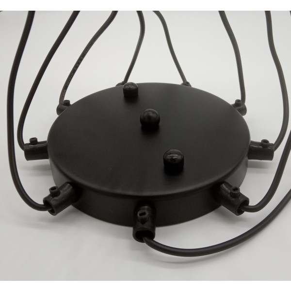 Lampa wisząca LINEA-9 czarna Step Into Design