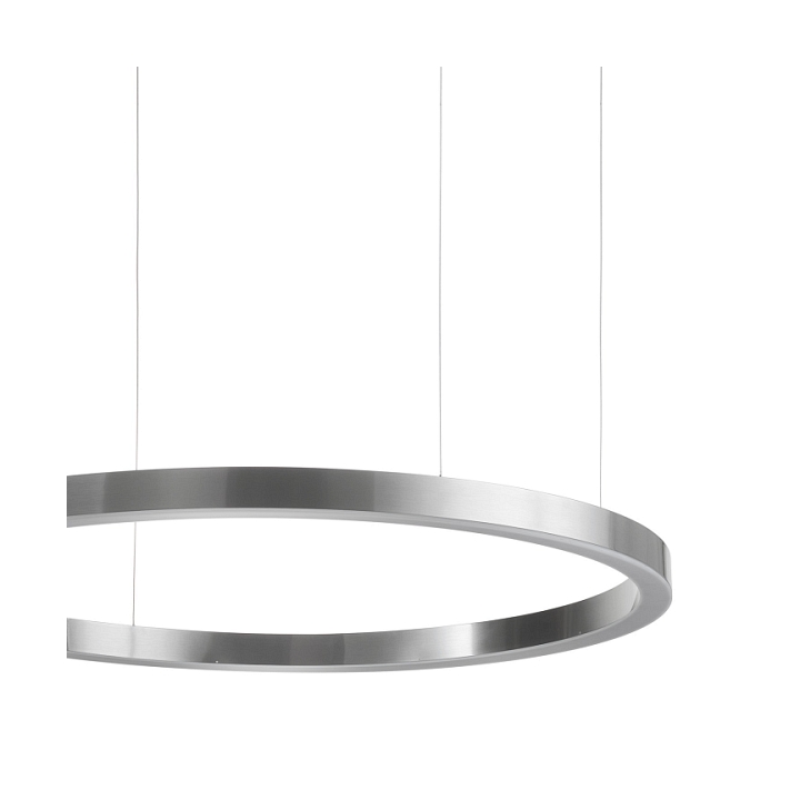 Lampa wisząca CIRCLE 120 LED nikiel szczotkowany 120 cm - Step Into Design