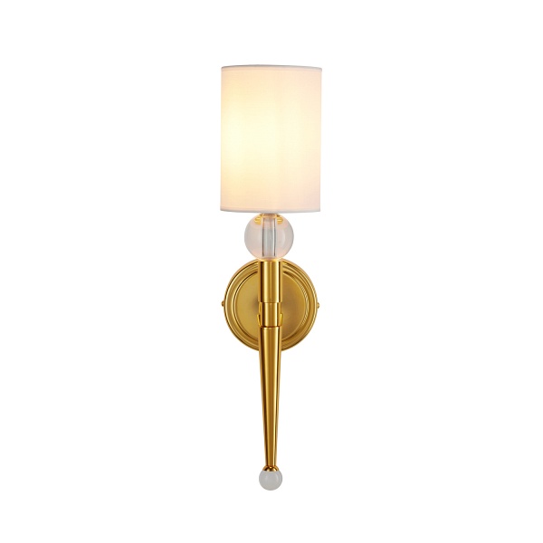 Lampa ścienna DAMA złota 52 cm glamour Step Into Design