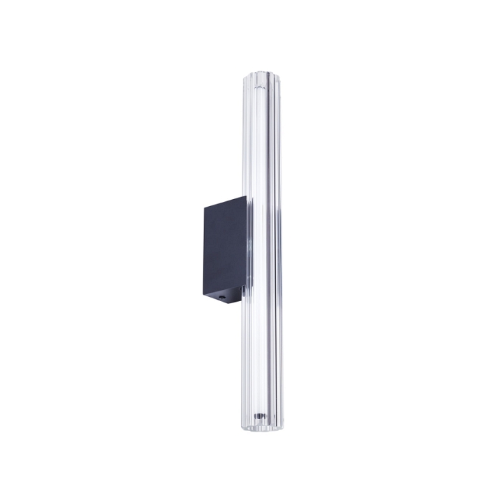 Lampa ścienna VERTI 40 cm - LED, transparentna tuba - Step Into Design