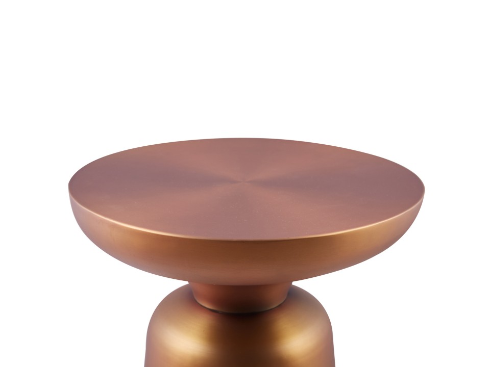 Stolik kawowy TOTEM miedziany 60 cm Step Into Design