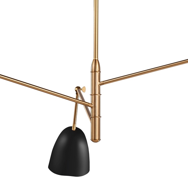 Lampa wisząca RAGNO czarna 150 cm Step Into Design