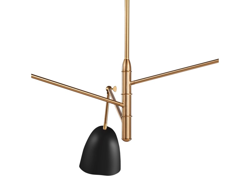 Lampa wisząca RAGNO czarna 150 cm Step Into Design