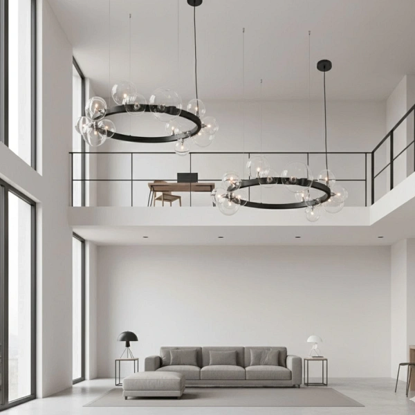 Lampa wisząca ORION czarna 85 cm Step Into Design