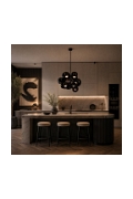 Lampa wisząca ASTRONOMY-11, 55 cm - czarna - Step Into Design