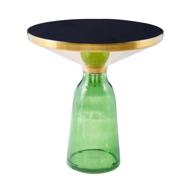 Stolik kawowy DOLCE zielono czarny 50 cm Step Into Design