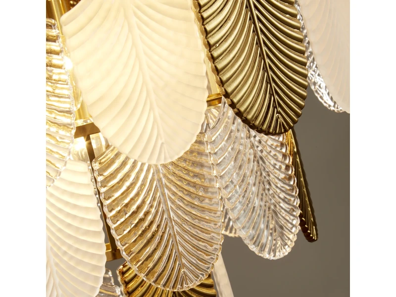 Lampa wisząca SECRET biało złota 80 cm Step Into Design