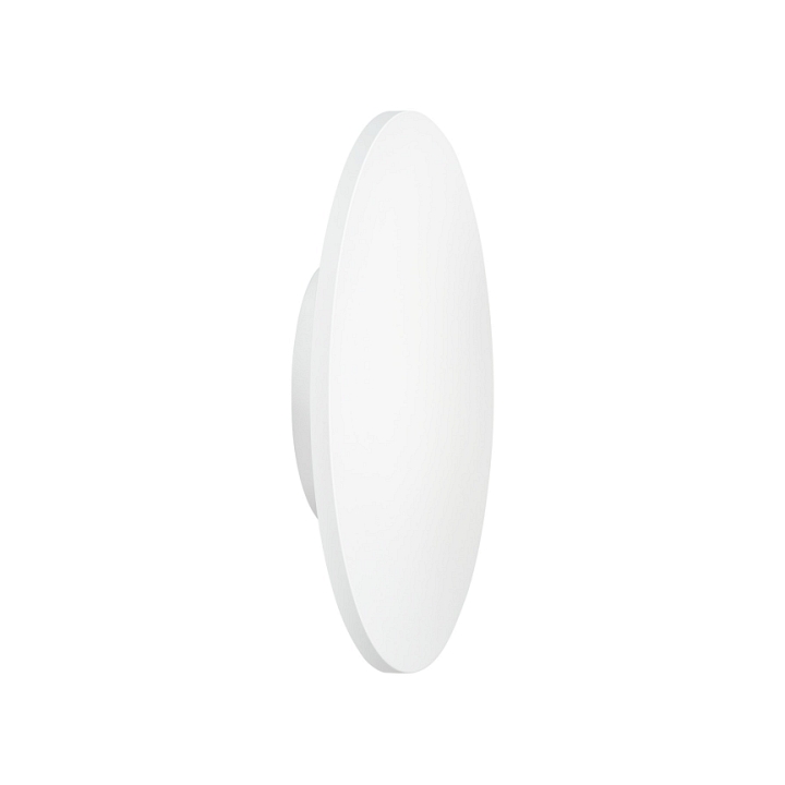 Lampa ścienna NYX 25 cm - LED okrągła, metalowa, biała - Step Into Design