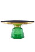 Stolik kawowy DOLCE FLAT zielono czarny 75 cm Step Into Design