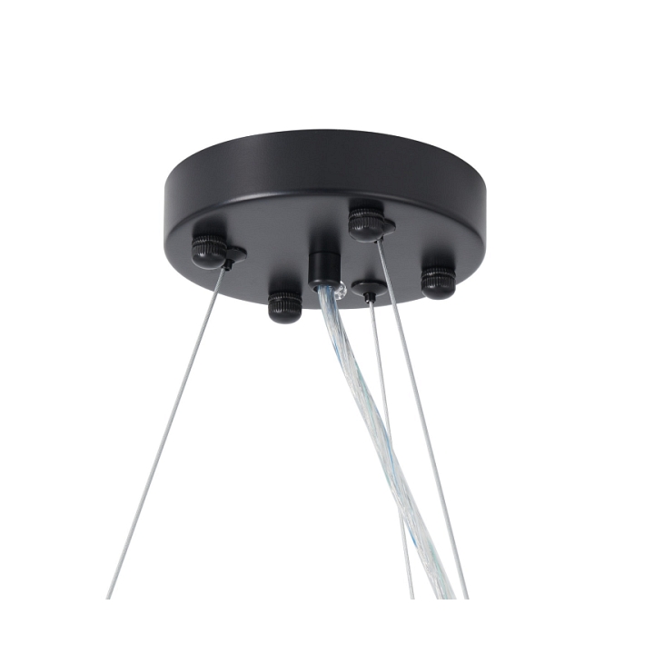 Lampa wisząca BOTANIKA 80 cm -czarna, G9, regulowana, designerska - Step Into Design