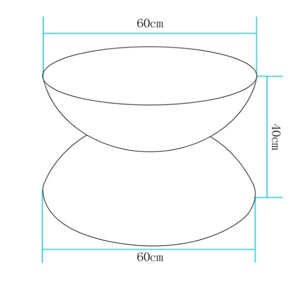 Stolik ogrodowy PARTY LED RGBW 16 kolorów 60 cm Step Into Design