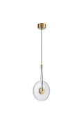 Lampa wisząca SUNBLAST - LED 20 cm, złota - Step Into Design