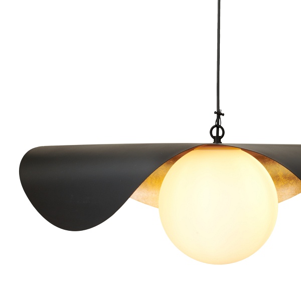 Lampa wisząca ENZO 80 cm - czarno złota Step Into Design