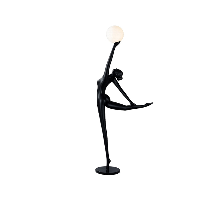Lampa podłogowa WOMAN BALLERINA czarna 210 cm - Step Into Design