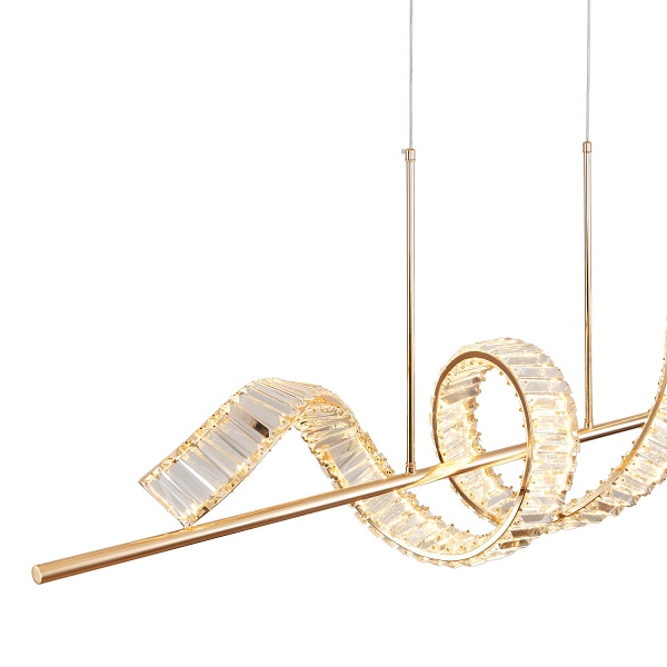 Lampa wisząca RITZ LED złota 150 cm Step Into Design