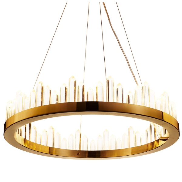 Lampa wisząca LUSSO LED złota 60 cm Step Into Design