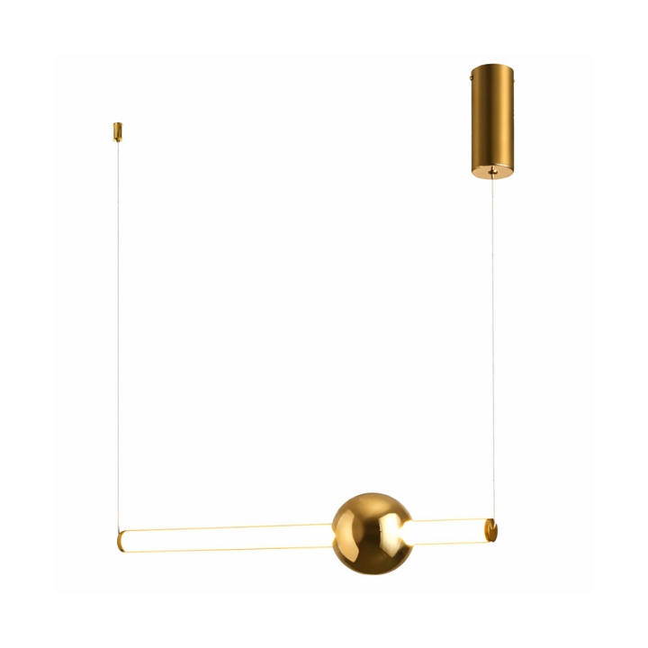 Lampa wisząca O-LINE 63 - LED, 63 cm, złoty połysk - Step Into Design