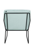 Fotel welurowy FLUENCE miętowy Step Into Design