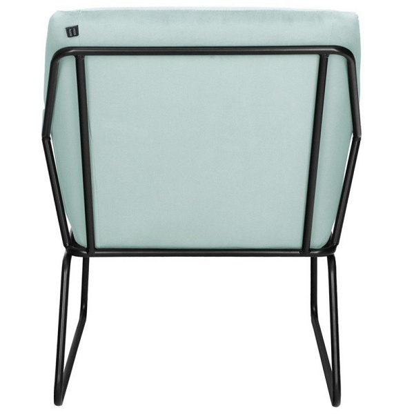 Fotel welurowy FLUENCE miętowy Step Into Design