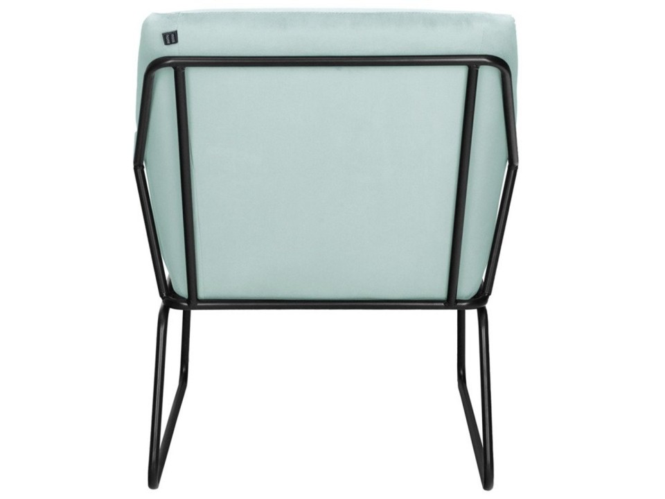 Fotel welurowy FLUENCE miętowy Step Into Design
