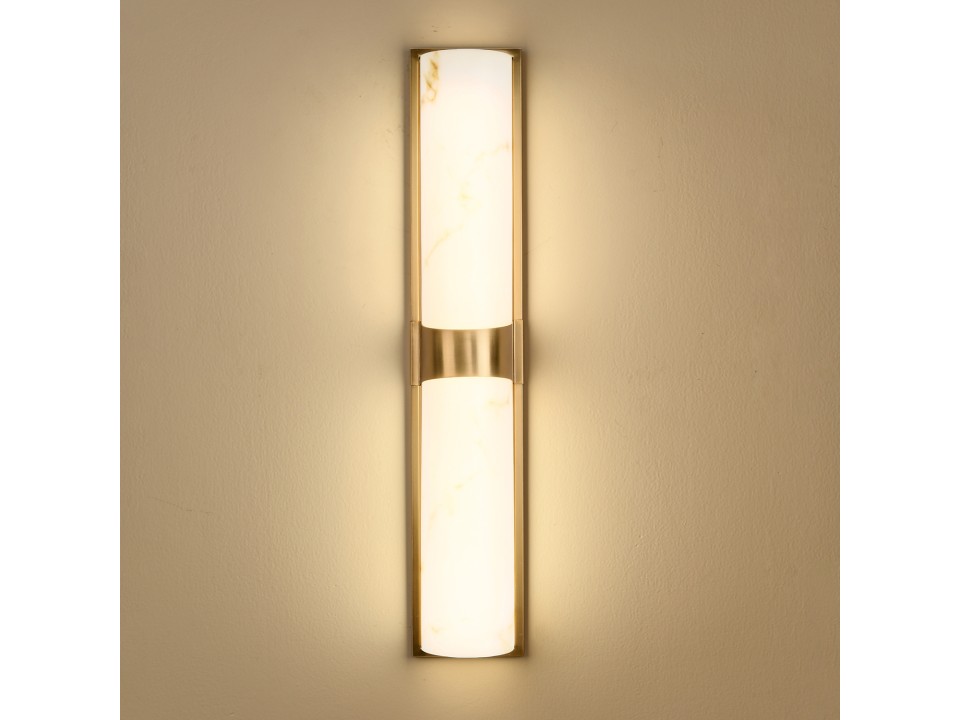 Lampa ścienna MURO LED biały marmur 66 cm Step Into Design
