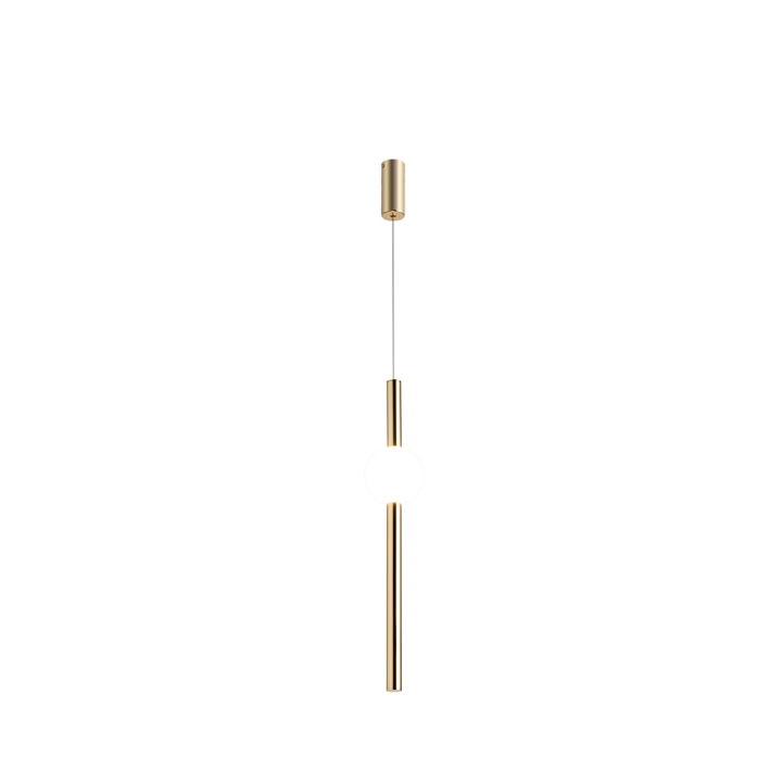 Lampa wisząca O-LINE 63 - LED, 63 cm, złoty połysk - Step Into Design