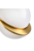 Lampa wisząca ORBITA biało złota 20 cm Step Into Design