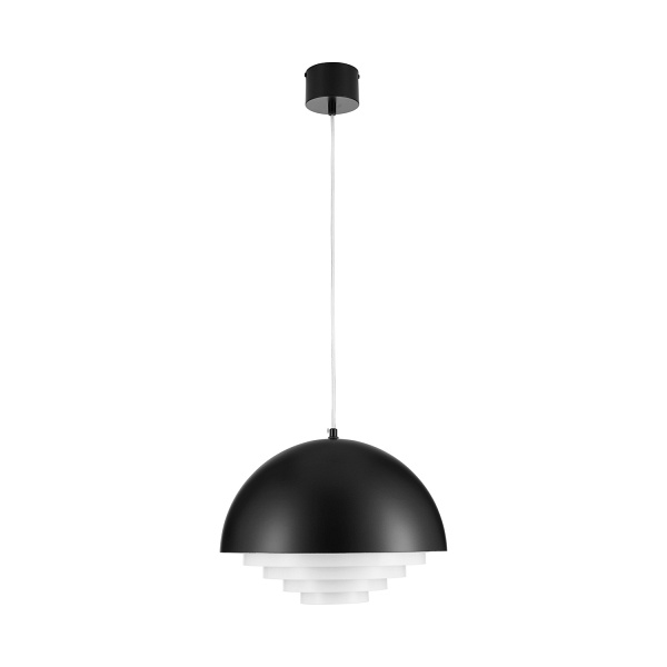 Lampa wisząca DIVERSO 35 cm - czarna matowa Step Into Design