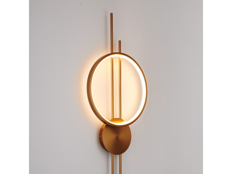 Lampa ścienna ECLIPTICA LED złota 100 cm Step Into Design
