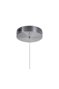 Lampa wisząca CIRCLE 60 cm - LED, ring tytanowy - Step Into Design