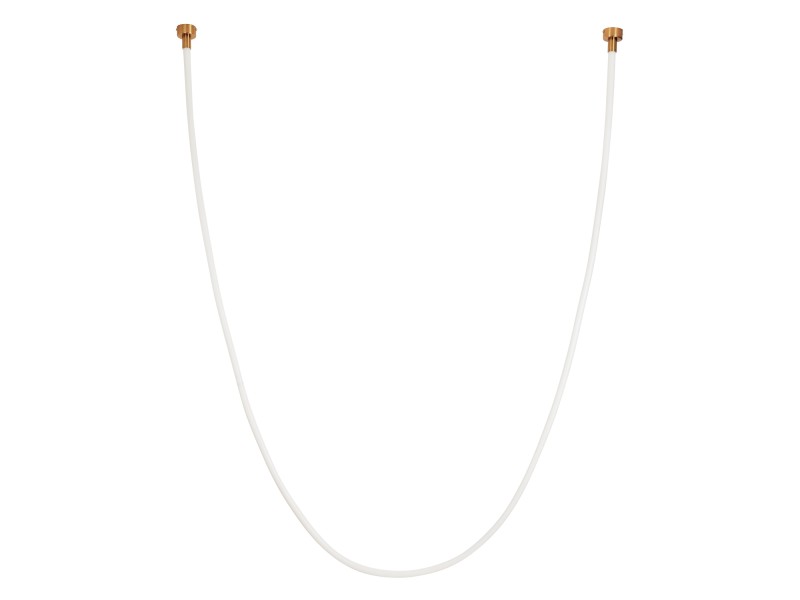 Lampa wisząca SNAKE LED 400 cm - elastyczny przewód LED, 3000K, złote uchwyty Step Into Design