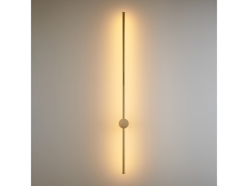 Kinkiet ścienny SPARO LED – oprawa liniowa złoty połysk, 120 cm Step Into Design