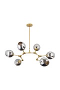 Lampa wisząca MODERN ORCHID-9 złoto szara 150 cm Step Into Design