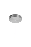 Lampa wisząca CIRCLE 100 cm - LED, ring nikiel szczotkowany - Step Into Design