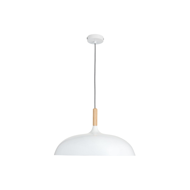 Lampa wisząca SAUCER 45 cm - biała minimalistyczna oprawa do wnętrz nowoczesnych - Step Into Design