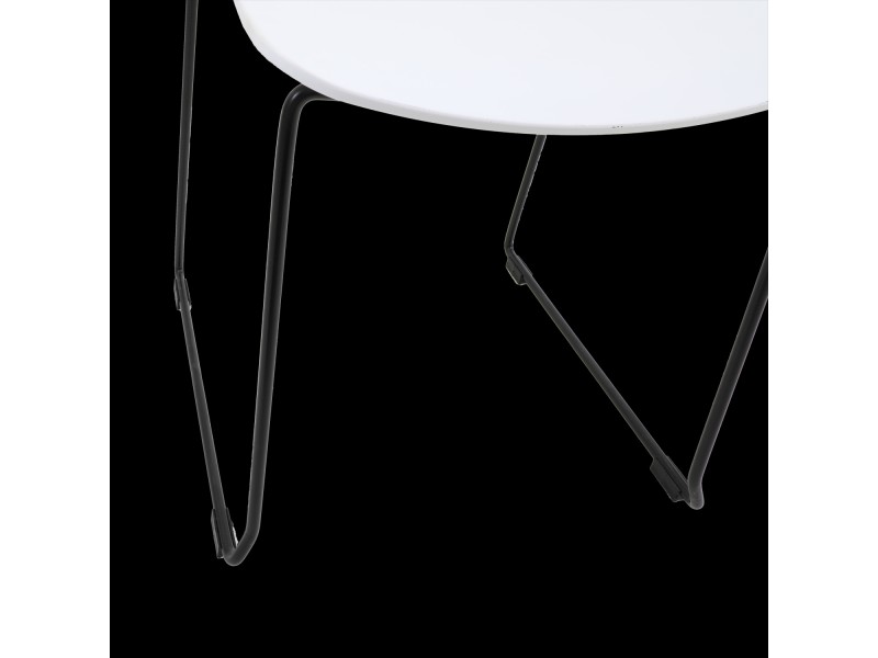 Krzesło TIPICO biało czarne Step Into Design