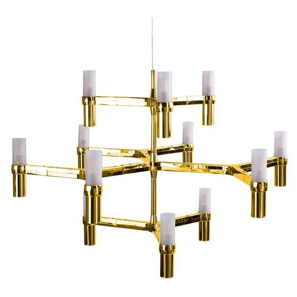 Lampa wisząca CANDLES-12A złota 75 cm Step Into Design