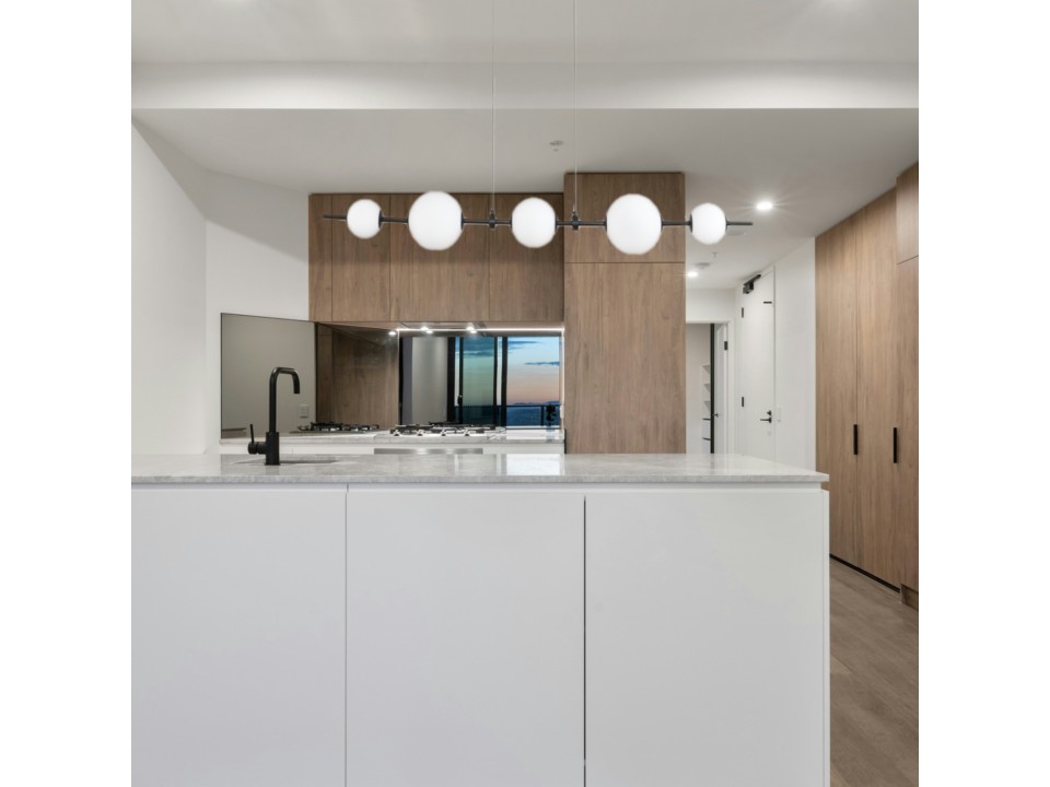 Lampa wisząca MILA czarna 140 cm Step Into Design