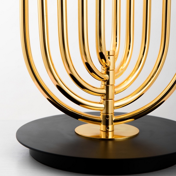 Lampa stołowa DOLCE VITA czarno złota 60 cm Step Into Design