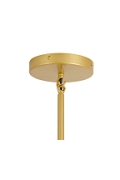 Lampa wisząca MODERN ORCHID-9 złoto szara 150 cm - Step Into Design