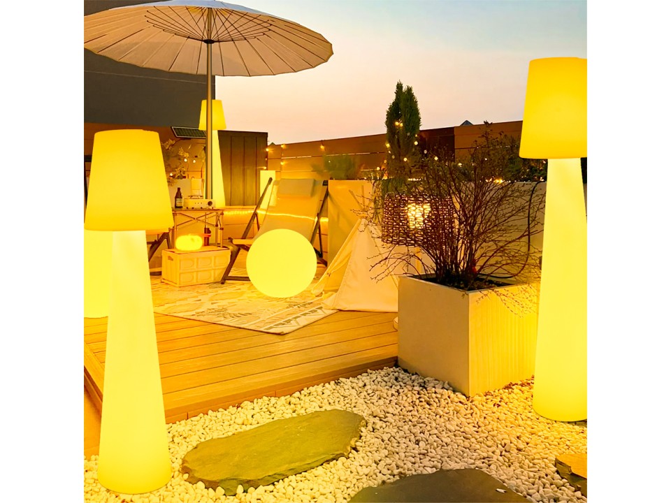 Lampa ogrodowa kula BALL XL biała 80 cm Step Into Design