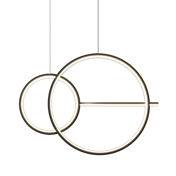 Lampa wisząca NEW AGE LED 120 cm - oprawa sufitowa czarna Step Into Design