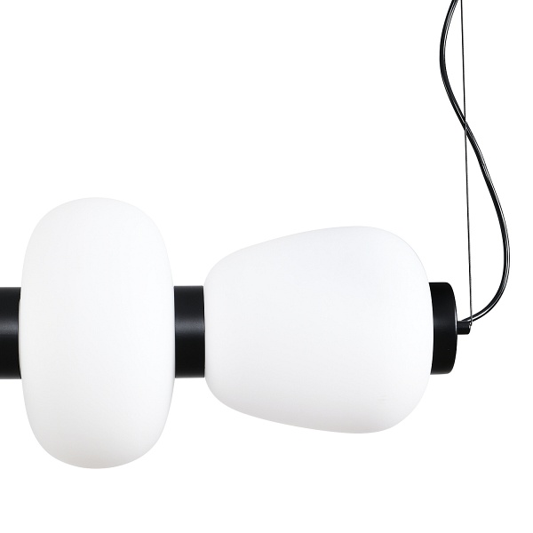 Lampa wisząca BRILLA-6 LED biało-czarna 125 cm Step Into Design