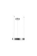 Lampa wisząca CIRCLE 40 cm LED, ring nikiel szczotkowany - Step Into Design