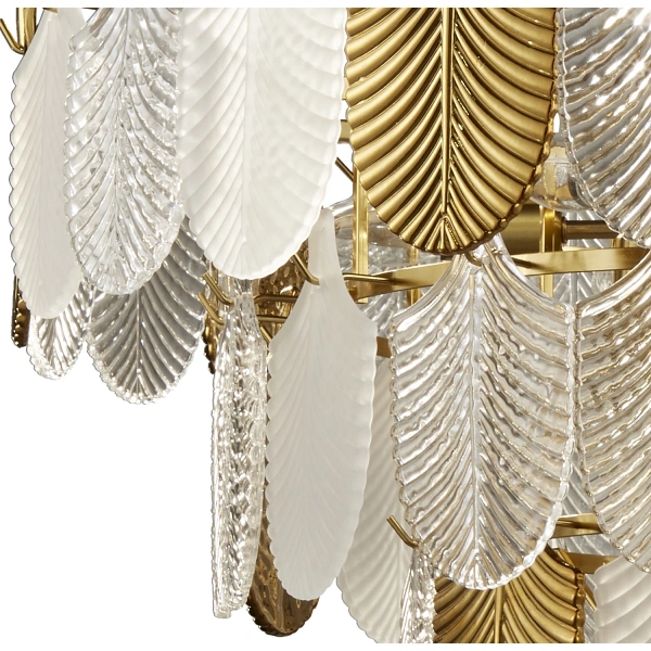 Lampa wisząca SECRET biało złota 80 cm Step Into Design